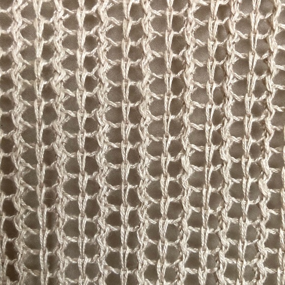 Eileen Fisher 100% Silk Crochet Sheath Sleeveless Midi Dress | Large - Picture 7 of 10